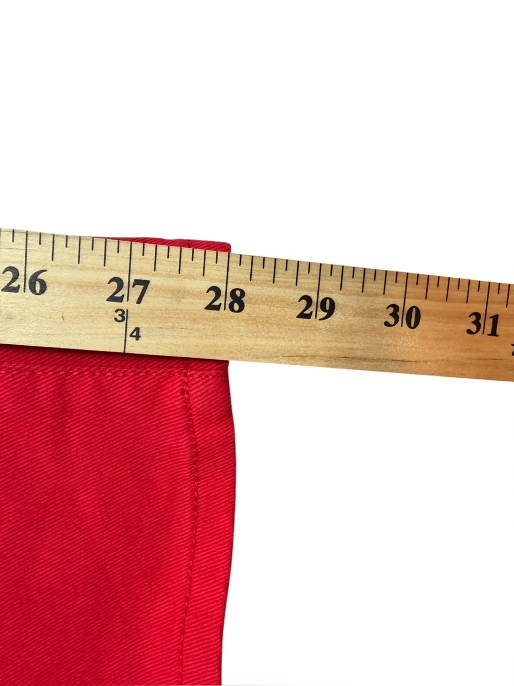 Draper James Red Tie Waist Cropped Wide Leg Pants Size 12